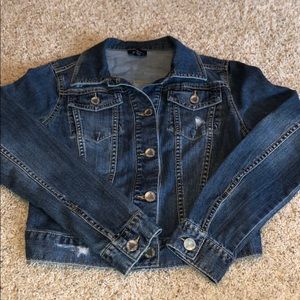 Denim jacket - slightly distressed